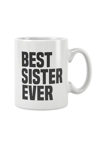 qoeuyl boutique كوب مطبوع عليه Best Sister Ever Big Sister