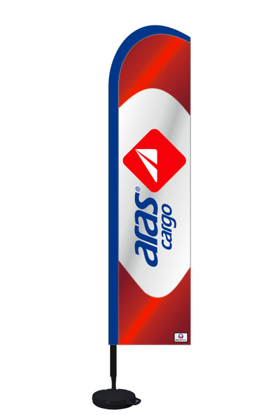 ÇELİKONLİNE ARAS  KARGO   Yelken Bayrak (75x400cm)