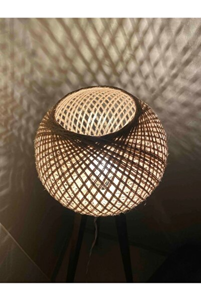 Genel Markalar Jüt Ip Avize Lambader Başlığı, Küre Sarkıt, Top Avize, Sarkıt, Jüt Top Küre Lambader Başlığı Ayaksız