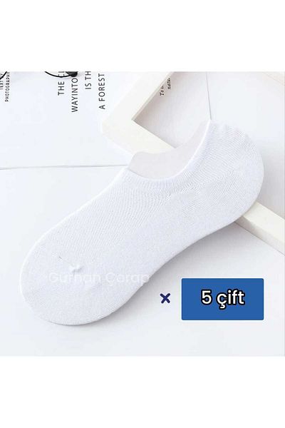 Gürhan Çorap Unisex Σετ 5 Αόρατα Αθλητικά Παπούτσια - Βαμβακερές κάλτσες Babet