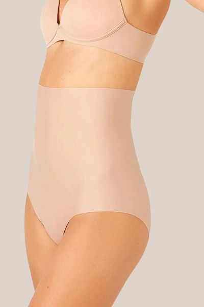MENESCO Laser Cutting Non-Marking Gathering Corset - Firming Slip