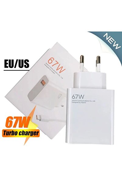 RADOON Type-c 67w Tüm Type-c Telefonlara Uyumlu Turbo Hızlı Şarj Adaptörü Ve Kablo Set