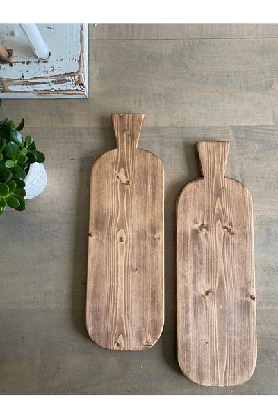 POSTOTTO Oval Serving Presentation Board 43x13