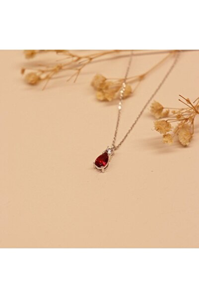 TAHAN MÜCEVHERAT Yakut Minimal Kolye