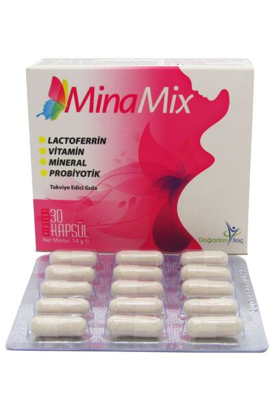 minamix Lactoferrin Probiyotik Vitamin Ve Mineraller Içeren Özel Formülasyon ...