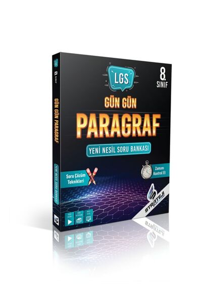 Strateji Yayıncılık 8 Sınıf Lgs Gün Gün Paragraf Soru Bankası