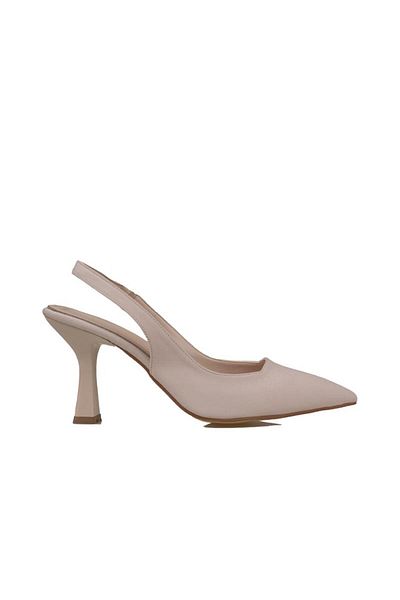 Trend Adımlar Linen Chic Ease Women's Classic Shoes - Elastic