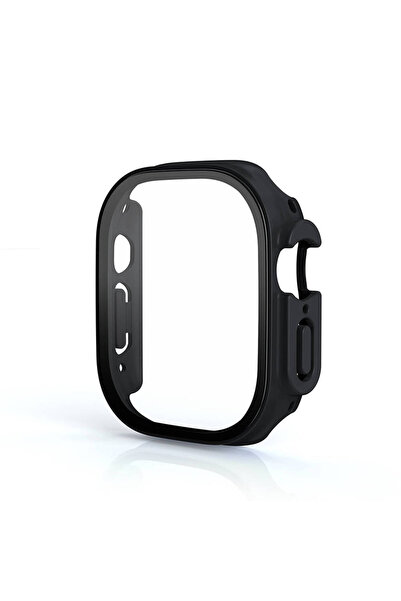 HTstore Watch Ultra 49mm Zore 01 Kasa ve Ekran Koruyucu-Siyah