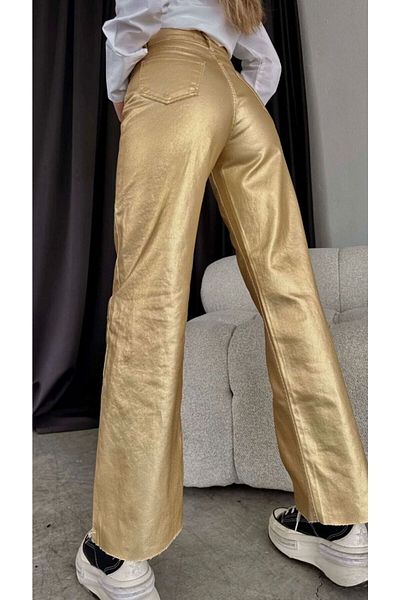 Rabury Butik Jean auriu strălucitor