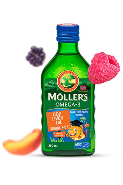 Möller's MÖLLER'S OMEGA-3 BALIK YAĞI ŞURUBU TUTTİ FRUTTİ 250 ML