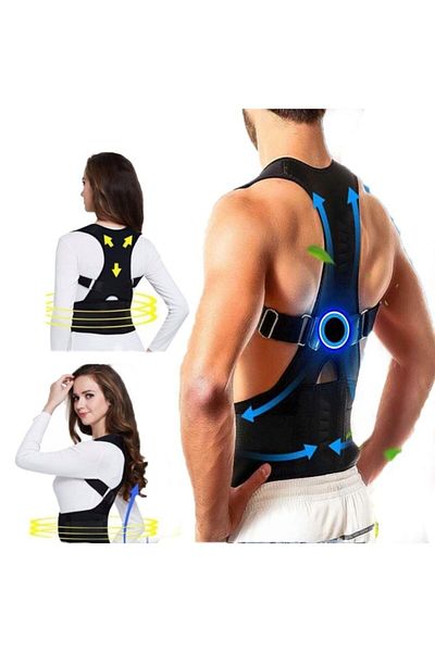 Ankaflex Unisex Waist Belt Magnetic Sports Corset Upright Posture Corset Magnetic Waist Shoulder Back Support