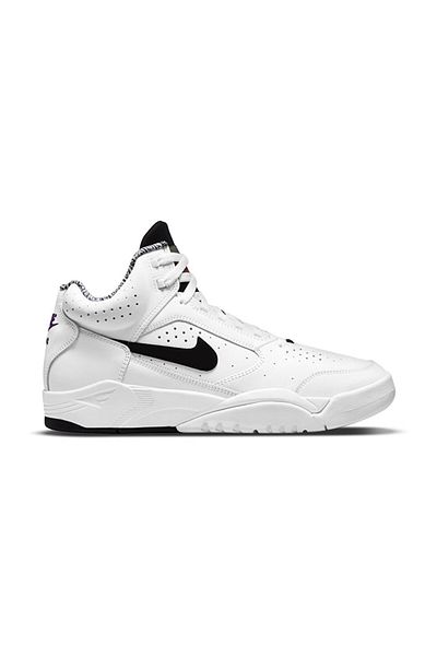 Nike Unisex Λευκά παπούτσια μπάσκετ - DJ2518-100 Air Flight Lite Mid