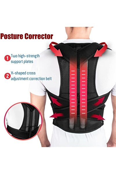 Ankaflex Double Underwire Waist Back Shoulder Supporting Anti-Sweat Sports Corset for Women Men Upright Corset for Standing Upright