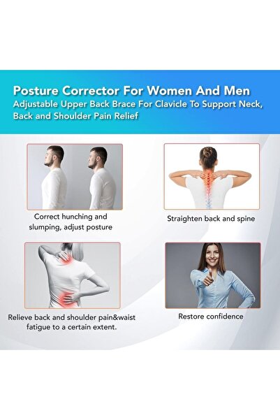 Ankaflex Shoulder Corset Back Corset Correct Holding Corset for Standing Correctly Corset for Back Pain Medirectional Back