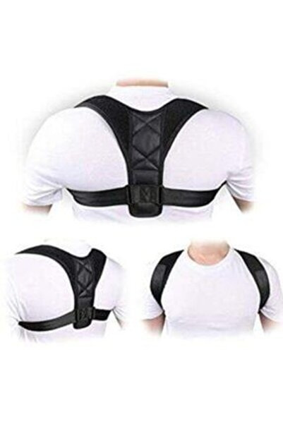 Ankaflex Μαύρος κορσές Unisex Anti-Hunchback σε όρθια στάση