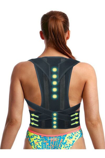 Ankaflex Magnetic Underwire Corset Waist and Back Support Orthopedic Upright Posture Corset Shoulder Scoliosis Hunchback Prevention