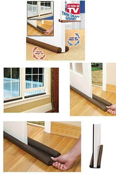 Ekorotti Deflector de vânt dublu față, 6 bucăți, sub ușă