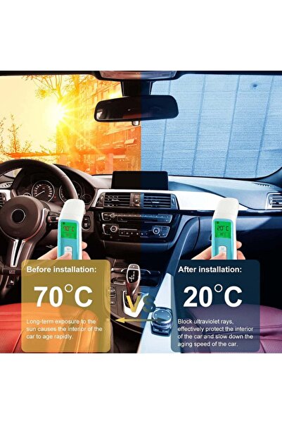 Ankaflex Buzlanma Önleyici Örtü Branda Oto Araba Araç Için Ön Cam Buz Kar Güneş Koruyucu Branda Güneşlik