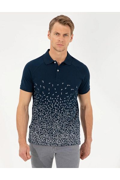Pierre Cardin Ανδρικό μπλουζάκι Navy Blue - G021SZ011.000.1376253.VR033