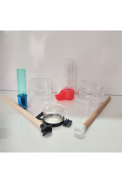 Mavi Yeşil Berra Budgie Set