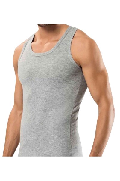 marufshop 3 Pieces Men's Slim Fit Close-Fitting Lycra Combed Cotton Sports Undershirt (Rambo Undershirt)
