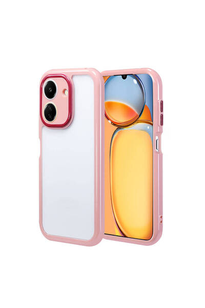 halkhouse Xiaomi Redmi 13C Kamera Korumalı Arkası Mat Renkli Silikon kılıf Vitamin