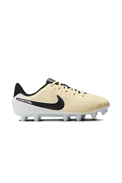 Nike DV4348-700 Cream Jr Legend 10 Academy Fg/Mg - Youth Grass Floor Football Shoes