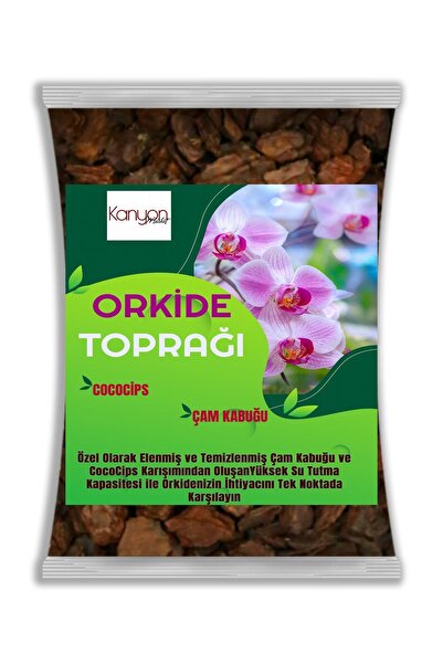 Genel Markalar 5 Litre Orkide Toprağı - Çam Kabuğu Ve Cococips Karışımlı - El...