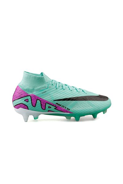 Nike Men's Green Mercurial Zoom Superfly 9 Elite Sg Proac - Wet and Soft Grass Floor Football Shoes DJ5166-300