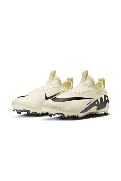 Nike Kids Football Shoes DJ5617-700 - Multi Grass Floor, Cream Jr Zoom Vapor 15 Academy Fg/Mg