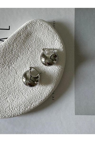 Rossetto Atelier Silver Imported Poke Earrings