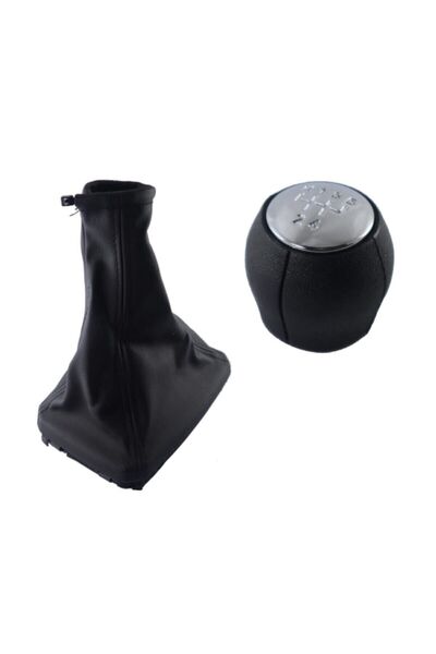 Generic Brand Opel Corsa C Compatible Gear Gaiter and Chrome Cover Gear Knob