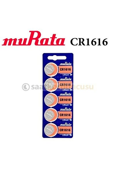 MURATA Cr1616 5 Adet Saat Ve Cihaz Için Orjinal Pil