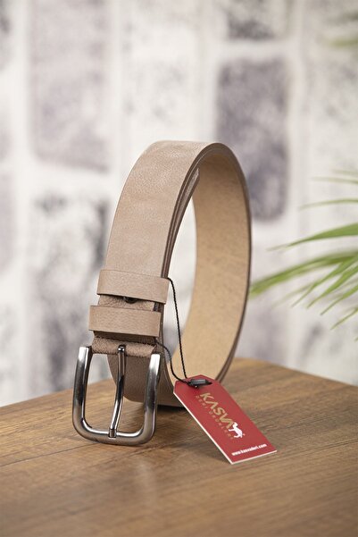 KASVA DERİ حزام جلد نوبوك بيج أصلي 4 سم