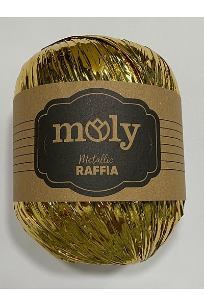 Moly Metallic Rafia Thread Set - 4 Pieces (4x50gr) Thread/Bag Thread/Metallic Thread