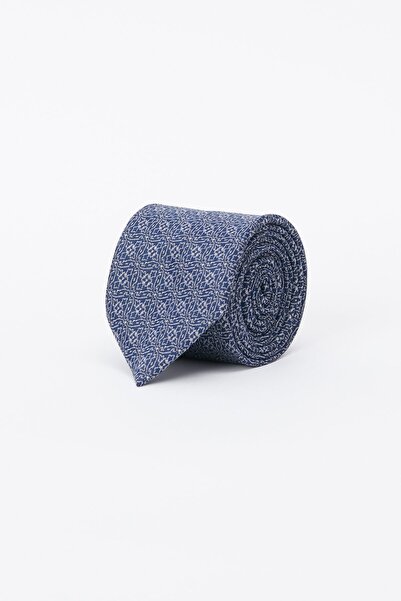 ALTINYILDIZ CLASSICS Cravată cu model bleumarin-gri pentru bărbați