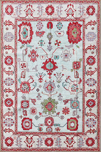 Rugs Modern Halı Bordürlü Floral Geleneksel Temalı Desenli Dokuma Taban Halı ...