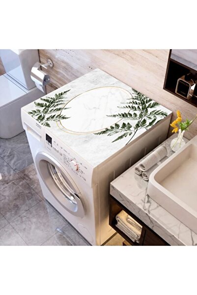 ALAMODECOR Renkli Baskılı Çamaşır Makine Örtüsü Kumaş Örtü 62 Cm X 62 Cm | Ba...
