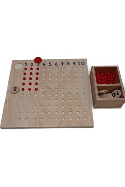 Montessori Gemisi Çarpma Tahtası