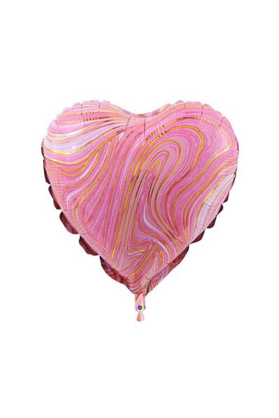 DÜVENCİ TİCARET MERMER DESENLİ KALP FOLYO