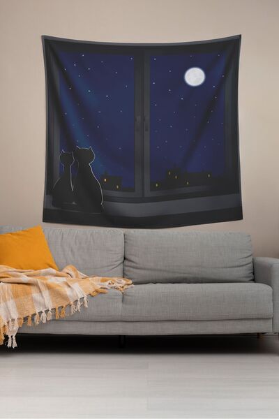 ALAMODECOR Duvar Örtüsü Duvar Halısı