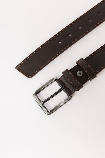 AC&Co / Altınyıldız Classics Ανδρική Ζώνη Jean Jean σε καφέ Casual Faux Leather