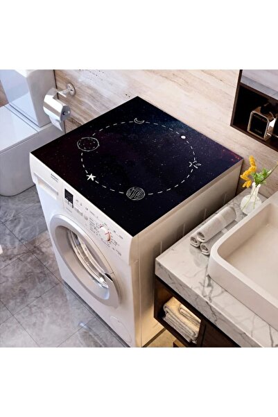 ALAMODECOR Colorful Printed Washing Machine Cover Fabric Cover 62 Cm X 62 Cm|...