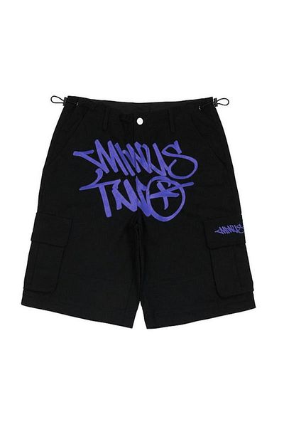 Gofeel Y2k Minus Two - Μωβ Unisex Cargo Pocket σορτς