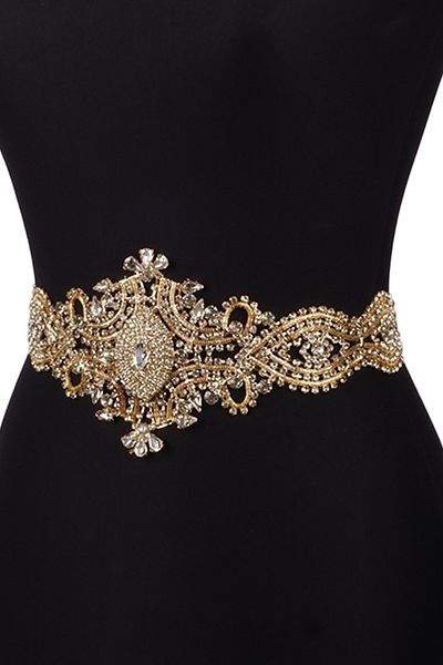 Hayalperest boncuk Elegantní stylový svatební pás – speciální pro zlatý kaftanový pás Henna Night