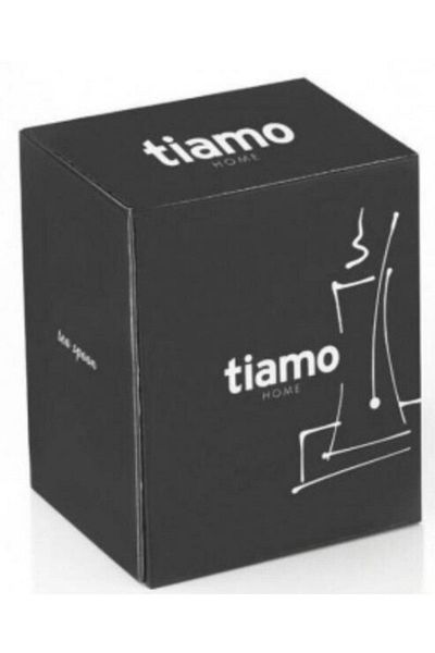 Tiamo طقم شاي أريو ميني - لشخصين (ذهبي) ستيل
