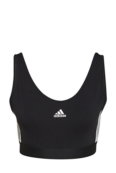adidas W 3S CRO Siyah Kadın Kısa Kol T-Shirt
