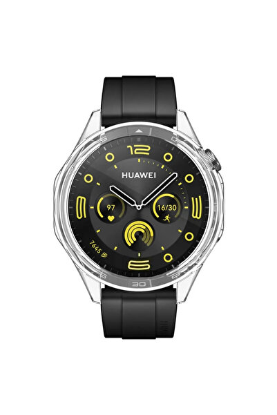 mimtec Huawei Watch Gt4 46mm Uyumlu Kasa Ve Ekran Koruyucu 360 Tam Koruma Kılıf Kapak