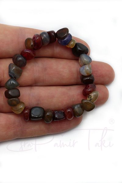 Esra Pamir Agate Stone Color Bracelet