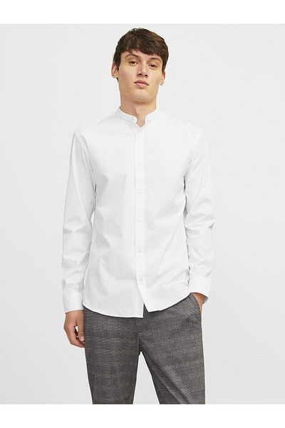 Jack & Jones Solid Slim Fit Casual Shirt